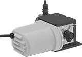 Image of Product. Front orientation. Diaphragm Pumps. High-Pressure Metering Diaphragm Pumps for Chemicals with Locking Lever.