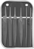 Image of Product. Front orientation. Files. Precision File Sets, 6 Pieces.