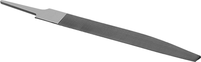 Image of Product. Front orientation. Knife File, for Medium Finish, 10" Long x 1" Wide.