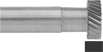 Image of ProductInUse. Front orientation. ZoomedIn view. Burs. Burs, Flat-Edge Thin Disc.