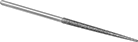 Image of Specification. Front orientation. 1.772" Diamond Surface Length. Round Diamond Files.