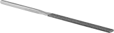 Image of Specification. Front orientation. 4 5/16" Diamond Surface Length. Rectangular Diamond Files.