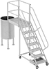 Extended-Reach Rolling Platform Ladders