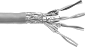 Image of Product. Front orientation. Ethernet Cable. Continuous-Flex Ethernet Cable .