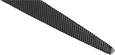 Image of Specification. Front orientation. ZoomedIn view. Triangle. Precision Triangular Files, Tapered File.