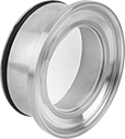 Image of Product. Front orientation. Sights. Sanitary Lights for Quick-Clamp Fittings.