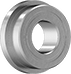 Image of Product. Front orientation. Ball Bearings. High-Precision Flanged Ball Bearings, Shielded.