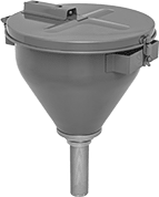 Image of Product. Front orientation. Funnels. Safety Drum Funnels , Style A.