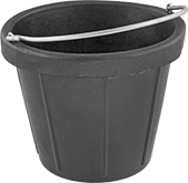 Image of Product. Style A. Front orientation. Pails. Rubber and Plastic Pails, Style A.