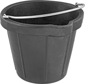 Image of Product. Front orientation. Pails. Rubber and Plastic Pails, Style B.