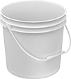 Image of Product. Front orientation. Pails. Pails and Snap-Lock Lids, Style A.