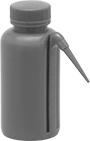 Image of Product. Style E. Front orientation. Squeeze Bottles. Squeeze Bottles with Angled Nozzle, Squeeze Bottles with Separate Nozzle and Fill Cap, Style E.