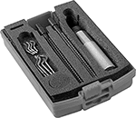 Image of Product. Front orientation. Deburring Tools. Changeable-Blade Deburring Scraper and Countersink Sets , Style B.