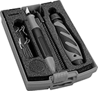 Image of Product. Front orientation. Deburring Tools. Changeable-Blade Deburring Scraper and Countersink Sets , Style E.