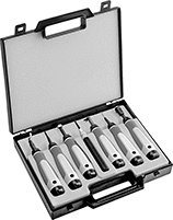 Image of Product. Front orientation. Deburring Tools. Changeable-Blade Deburring Scraper and Countersink Sets , Style D.