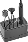 Image of Product. Front orientation. Deburring Tools. Changeable-Blade Deburring Scraper and Countersink Sets , Style H.