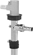 Image of Product. Front orientation. Drum Pumps. Air-Powered Drum Pumps for Food and Beverage.