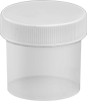 Image of Product. Front orientation. Vials. Plastic Vials, Style L.