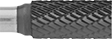 Image of Product. Front orientation. ZoomedIn view. Burs. Long-Life Burs, Flat Cylinder, Double-Cut Tooth.