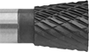 Image of Product. Front orientation. ZoomedIn view. Burs. Long-Life Burs, Inverted Cone, Double-Cut Tooth.