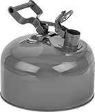 Image of Product. Front orientation. Safety Cans. Safety Cans, Powder-Coated Steel, Style C.