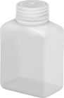 Image of Product. Front orientation. Jars. Plastic Jars, Style K.