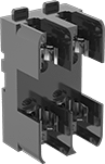 Image of Product. Front orientation. Fuse Blocks. DIN-Rail/Surface-Mount Fuse Blocks, For 2 Fuses.
