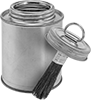 Brush-Top Cans