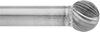 Image of Product. Front orientation. ZoomedIn view. Burs. Burs, Ball, Single-Cut Tooth.