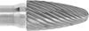 Image of Product. Front orientation. ZoomedIn view. Burs. Burs, Round Tree, Single-Cut Tooth.