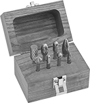 Image of Product. Front orientation. Burs. Bur Sets, Style C.