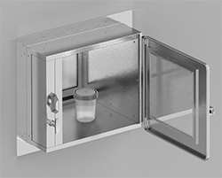 Image of ProductInUse. Front orientation. Pass-Through Cabinets. Pass-Through Cabinets for Clean Rooms.