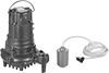 High-Temperature Float-Switch Activated Sump Pumps for Water with Small Solids