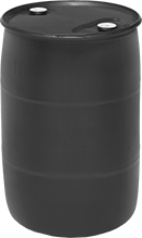 Image of Product. Front orientation. Drums. Plastic Drums, Stackable Closed Head.