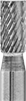 Image of Specification. SA-1L6. Front orientation. ZoomedIn view. Cylinder-Shape Flat-Tip SA-1L6 Bur—1/4" Head Dia. × 1/2" Head Lg..
