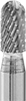 Image of Specification. SC-1L6. Front orientation. ZoomedIn view. Cylinder-Shape Rounded-Tip SC-1L6 Bur—1/4" Head Dia. × 1/2" Head Lg..