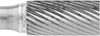 Image of Product. Front orientation. ZoomedIn view. Burs. Extra-Long Burs, Flat Cylinder, Single-Cut Tooth.