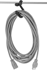 Image of ProductInUse. Front orientation. S-Hooks. Bend-and-Stay S-Hooks—Not for Lifting, Rounded Hook.