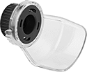 Image of Product. Front orientation. Rotary Tool Safety Guards. 160° Coverage.