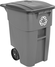 Image of Product. Front orientation. Recycling Containers. Mobile Recycling Containers.