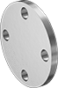 Low-Pressure Stainless Steel Unthreaded Pipe Flanges