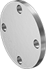 Low-Pressure Stainless Steel Unthreaded Pipe Flanges