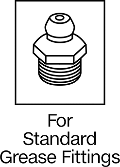 Image of Specification. Front orientation. Contains Annotated. Rigid Grease-Dispensing Tip Extension, 7.5" Long.