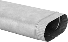 Image of Product. Front orientation. Duct and Fittings. Oval Duct and Fittings, Duct.