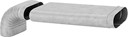 Image of System. Front orientation. Contains MultipleImages. Duct and Fittings. Oval Duct and Fittings.