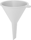 Image of Product. Front orientation. Funnels. Plastic Funnels , Style B.