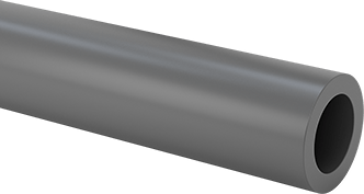 Image of Product. Front orientation. MDS-Filled Easy-to-Machine Cast Nylon Tube, Wear-Resistant, 3/4" Wall Thickness, 4-1/2" OD, 3" ID, 2 Feet Long.