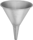 Image of Product. Front orientation. Funnels. Metal Funnels with Filter , Style A.