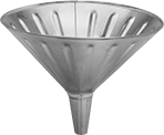 Image of Product. Front orientation. Funnels. Metal Funnels with Filter , Style B.