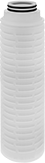 Image of Product. One

Open with

O-Ring and One

Closed End. Front orientation. Filter Cartridges. High-Purity Filter Cartridges for Reducing Particles and Sediment in Water, Pleated, One Open with O-Ring and One Closed End.